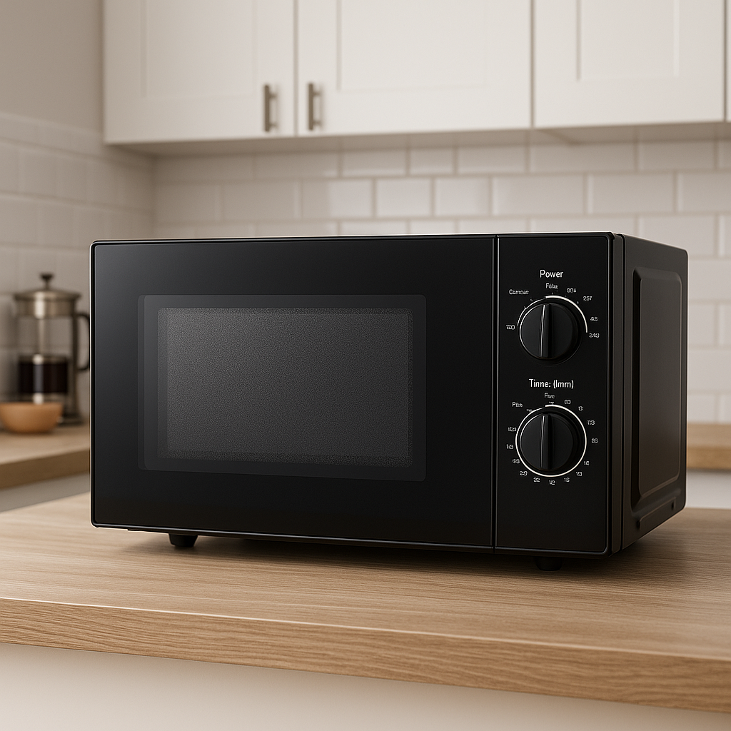 Micro-ondas compacto em bancada